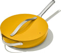 Caraway Non-Stick Ceramic Sauté Pan with Lid (4.5 qt, 12")
