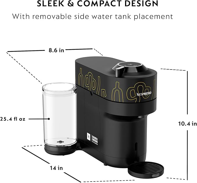 Nespresso Samra Origins Vertuo Pop+ Coffee & Espresso Maker by De'Longhi