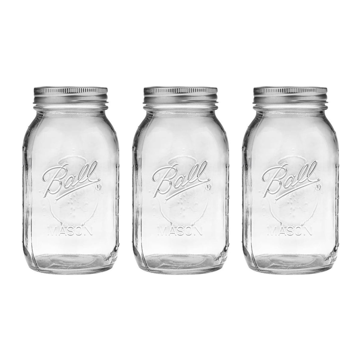Ball Regular Mouth Glass Mason Jars with Lids and Bands, Used for Canning (Half Pint, 8 Ounce (Pack of 6))