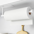 Paper Towel Holder,Self-Adhesive or Drilling， White, 1 Pack