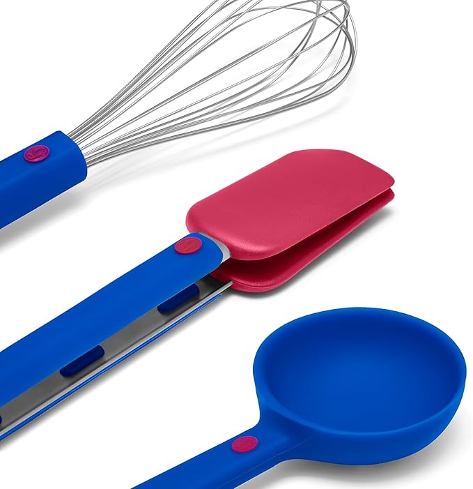 Great Jones 3-Piece Large Kitchen Utensil Set - Whisk, Spoon, and Tongs