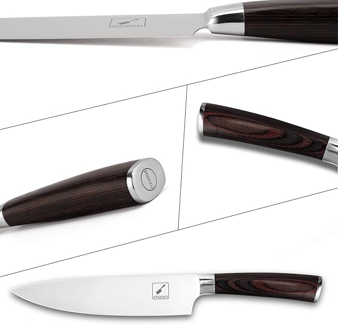 imarku Chef Knife 8 Inch, Ultra Sharp Kitchen Knife with Ergonomic Handle