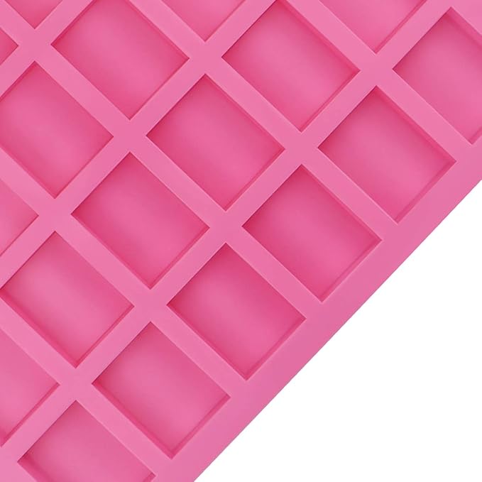 24-Cavity Rectangle Caramel Candy Silicone Molds