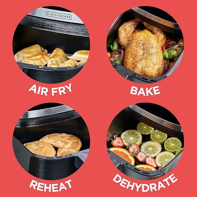BLACK+DECKER Purifry 8QT Digital Air Fryer