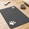 PADOOR Pet Feeding Mat-Absorbent Dog Mat for Food and Water Bowl-No Stains Easy Clean Dog Food Mat-Quick Dry Water Dispenser-Puppy Supplies Accessories