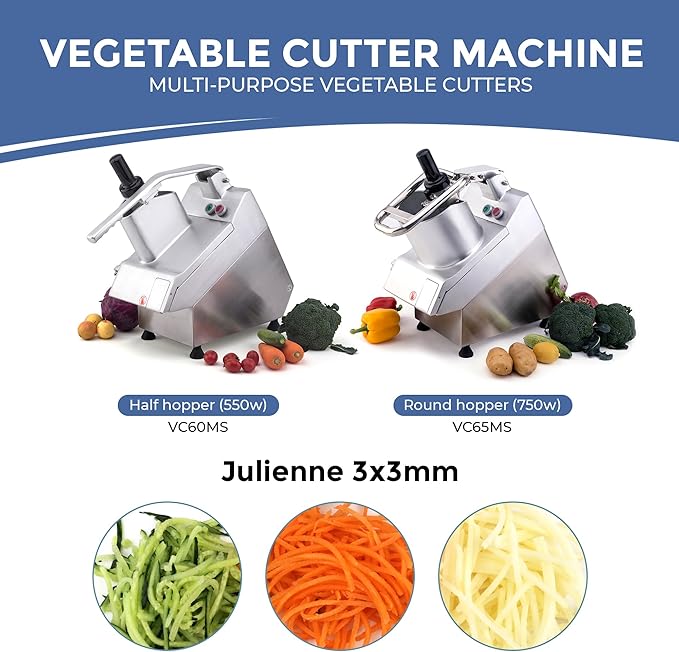 TK Vegetable Chopper Disc - Julienne 3mm - For 550W & 750W TK Veg Cutters