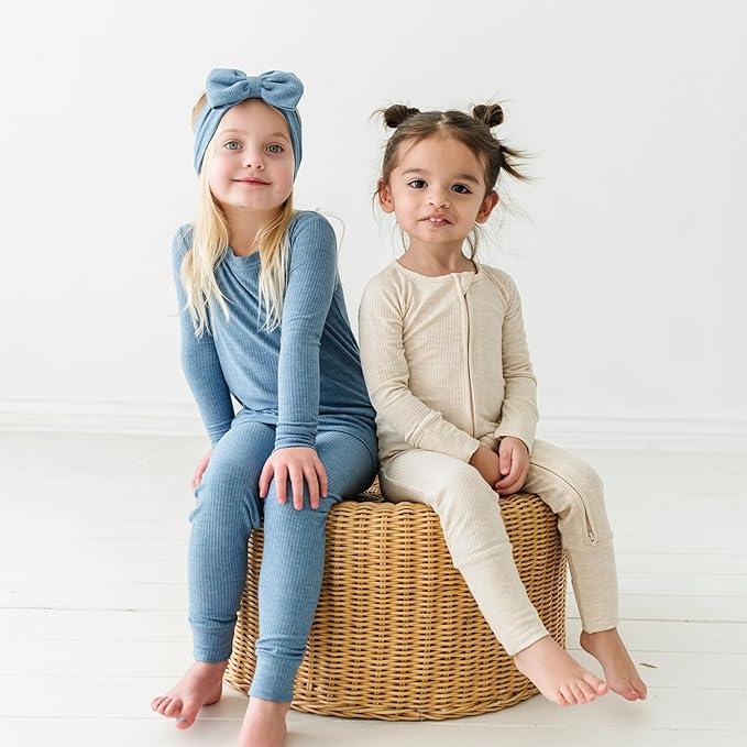 Little Sleepies Baby Pajamas, Heather Oatmeal, 3T