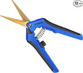 VIVOSUN 6.5 Inch Garden Scissors, Blue Pruning Shears for Plants, 12-Pack