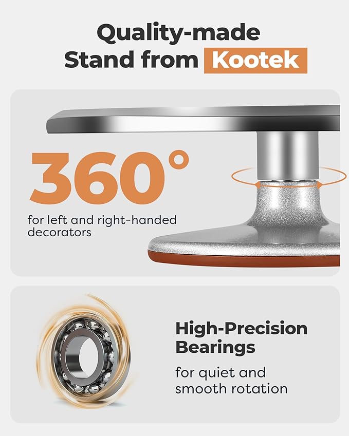 Kootek 35 Aluminum Cake Decorating Kit, Baking Tools for Beginners & Pros
