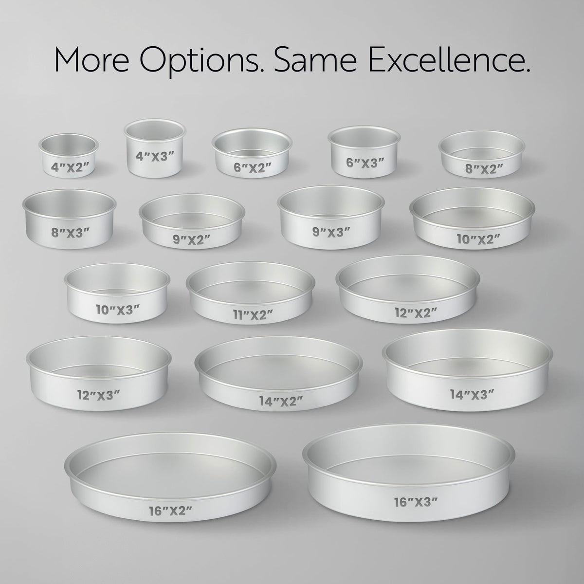 Restaurantware Aluminum Straight-Sided Cake Pan - Pack of 1 - Met Lux 10 x 2 Inches Round Baking Tin, Greaseproof, Even-Heating, Freezable - Anodized Aluminum Round Cake Pan Ideal For Baking