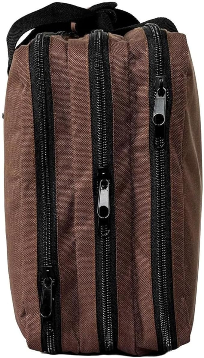 EVERPRIDE Chef Knife Bag Holds 20 Knives PLUS Large Zippered Compartment for Kitchen Tools – Durable, Large Knife Bag for Chefs – Professional Grade and makes a great gift!