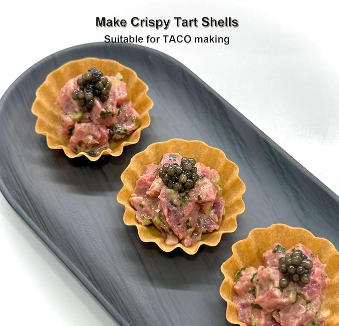 Yamteck 3 Inch Mini Quiche Pans 12 Pack, Round Egg Tart Molds with Removable Bottom. Small Tart Pans w/Non-Stick Coating Rugged Carbon Steel for Tartlets Shells Desert Making Christmas Festival Party