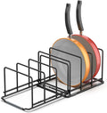 VAEKUCEAN Adjustable 2.2in Pan Organizer Rack