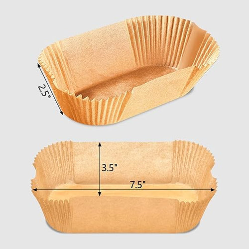 100 Pack 9x5 Inch Loaf Pan Liners, Non-Stick Parchment Paper Liners