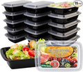 Ezalia 15 Pack- Meal Prep Containers 32oz, Plastic Food Prep Containers Reusable, Leakproof To Go Food Containers with Lids, BPA-Free, Microwave/Dishwasher/Freezer Safe