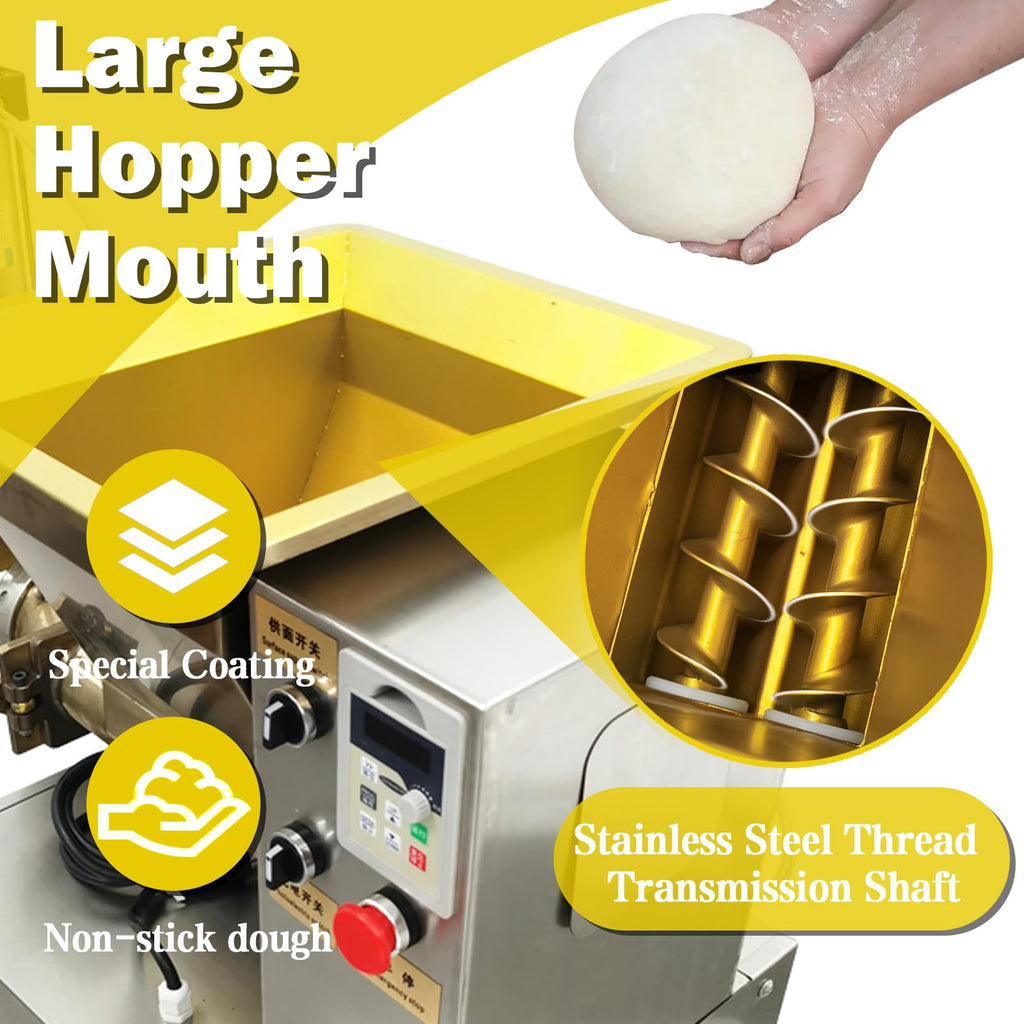TECHTONGDA Commercial Dough Divider Electric Quantitative Dough Cutter 1-500g Pneumatic Dough Machine Pastry Dough Lump Spacer
