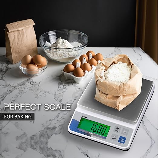 Polit Digital Kitchen Scale, High Capacity Food Scale for Baking, 18lb/8kg
