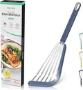 Silicone Fish Spatula for Nonstick Cookware,Thin Slotted Spatulas Turner