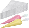 Disposable Piping Bags - 100 pcs 12 inch Pastry Bags, Anti-Burst Tipless Icing Bags for Cake, Cream Frosting, Cupcakes, Pastries and Cookies Decorating