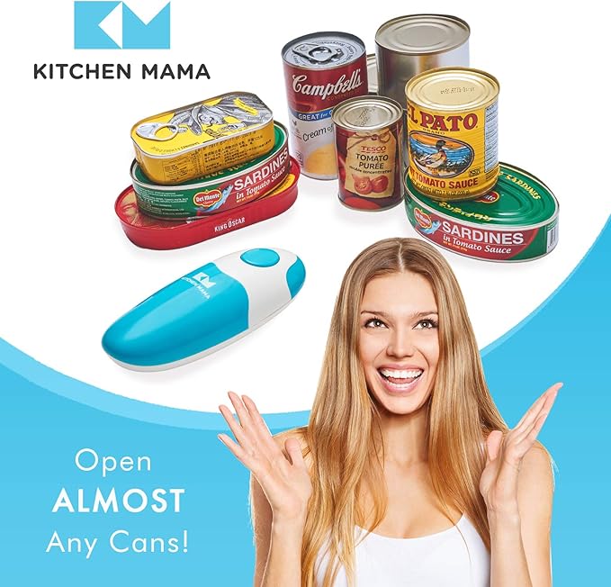 Kitchen Mama Auto Electric Can Opener, Sky Blue