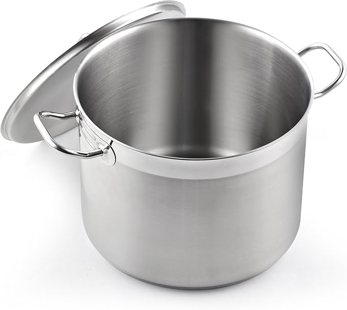 Cooks Standard Professional 20 Quart Stainless Steel Stock Pot with Lid