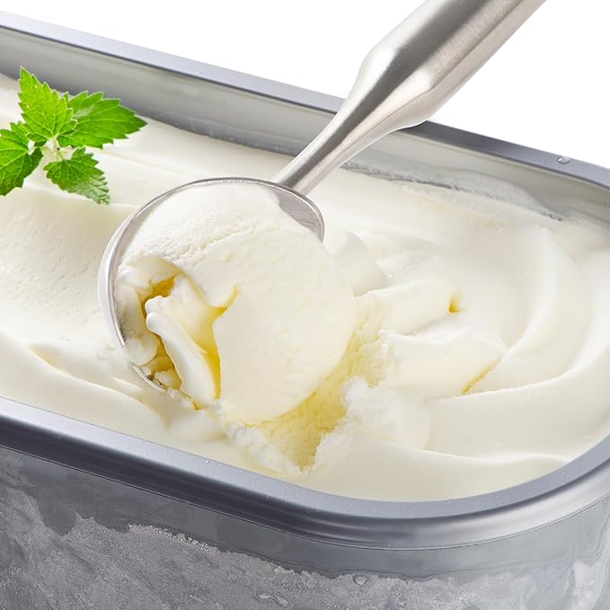 OYV 304 Stainless Steel Ice Cream Scoop, Heavy Duty, Ergonomic Handle