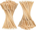 PFIEIFPO Bamboo Skewers, 200 PCS, 10 Inch, Premium Quality Craft, Paddle Design, Perfect for Cocktail Toothpicks, Kebabs, Grills, BBQ, Sandwiches, Fruits, Great Value Set