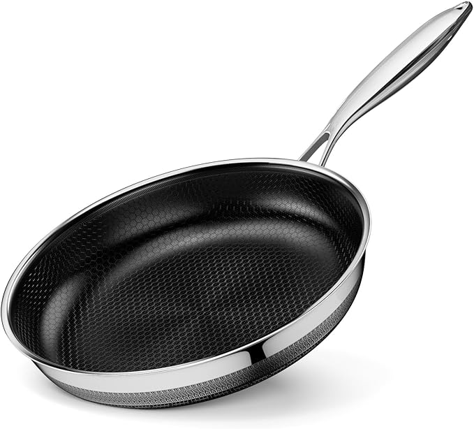 Innerwell Tri-Ply Stainless Steel Non stick Frying Pans Set