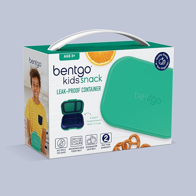 Bentgo Kids Snack Leak-Proof 2 Compartment Bento-Style Container