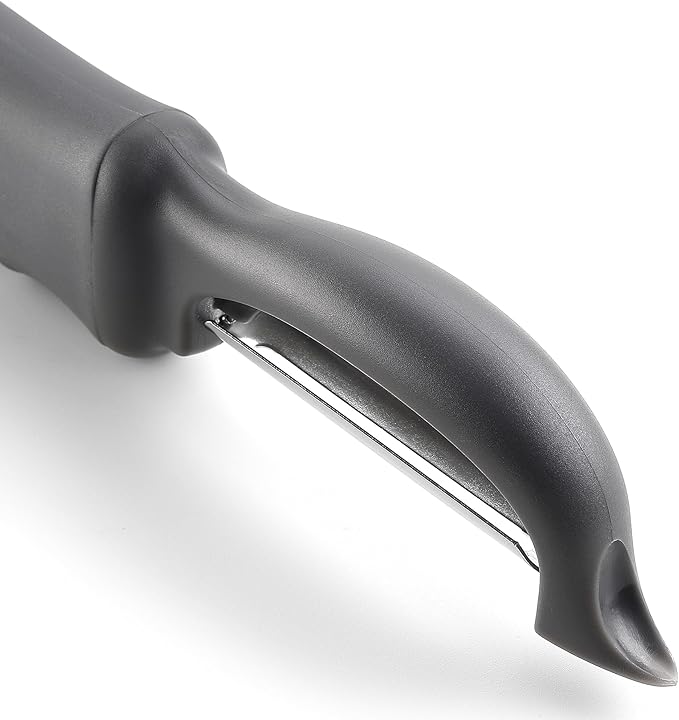 Spring Chef Swivel Potato Peeler for Kitchen with Ergonomic Handle, Gray