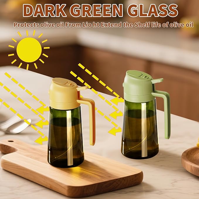 SWEET VIEW Olive Oil Dispenser and Oil Sprayer