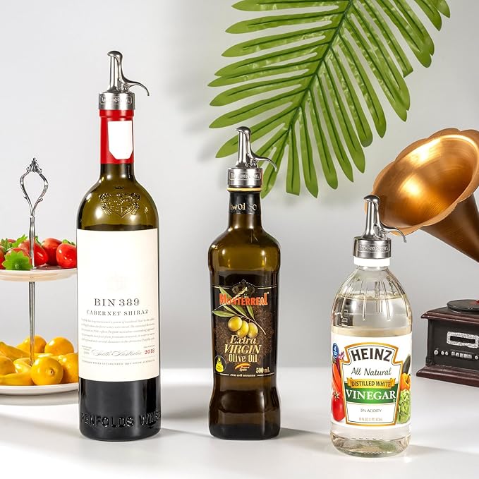 Wine Stopper & Pourer 2 in1, Suitable for Alcohol, Wine for Best Christmas and Birthday Gifts