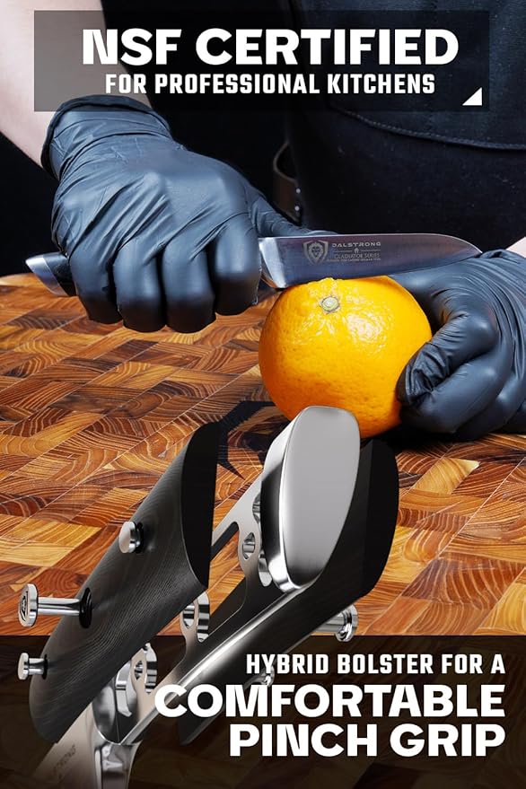 Dalstrong Paring Knife - 3.5 inch - Forged High-Carbon German Steel - Black G10 Handle - Sheath - Small Knife Fruit Vegetable Cutting Knife - Gladiator Series Elite - Razor Sharp Kitchen Knife - NSF