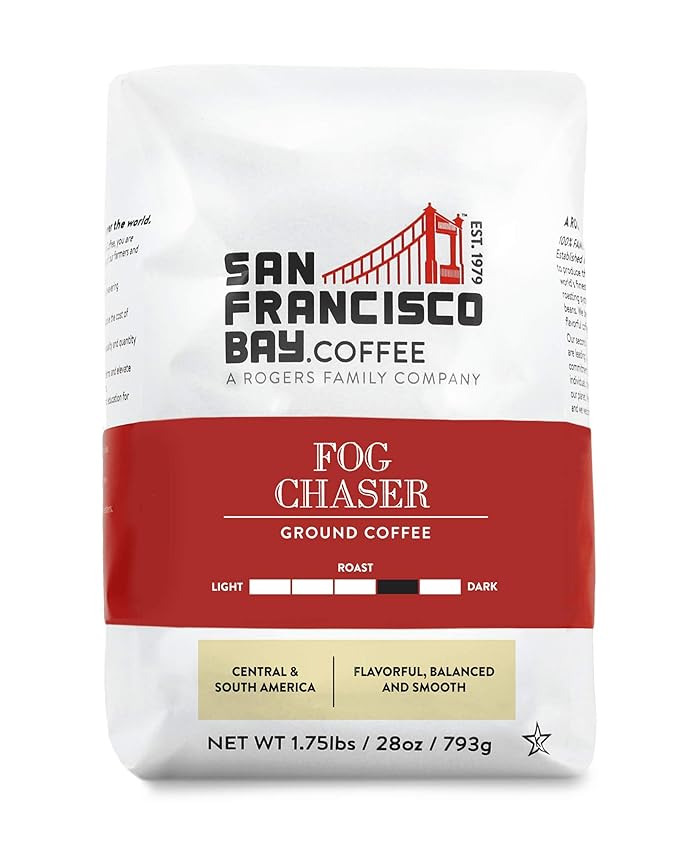 San Francisco Bay Coffee Fog Chaser Ground Coffee, 28 oz bag