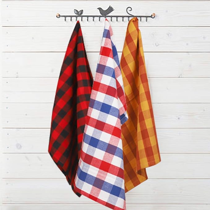 Urban Villa Cloth Napkins Cotton 12x12 (Set of 12) Multi