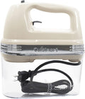 Cuisinart Power Advantage Plus 9-Speed Hand Mixer, 220W-Motor Hand Blender Electric Mixer with 9 Speed Settings, XL Dishwasher-Safe Beaters, 3 Low Mixing Speeds, Storage Case, Cream