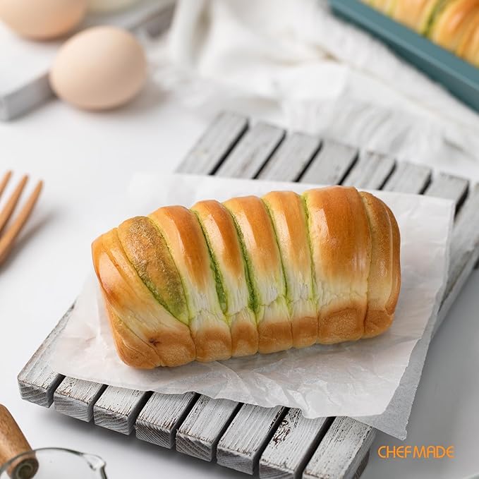 CHEFMADE Mini Bread Loaf Pan, Nonstick 3" x 5.8" Oven Meatloaf Bakeware