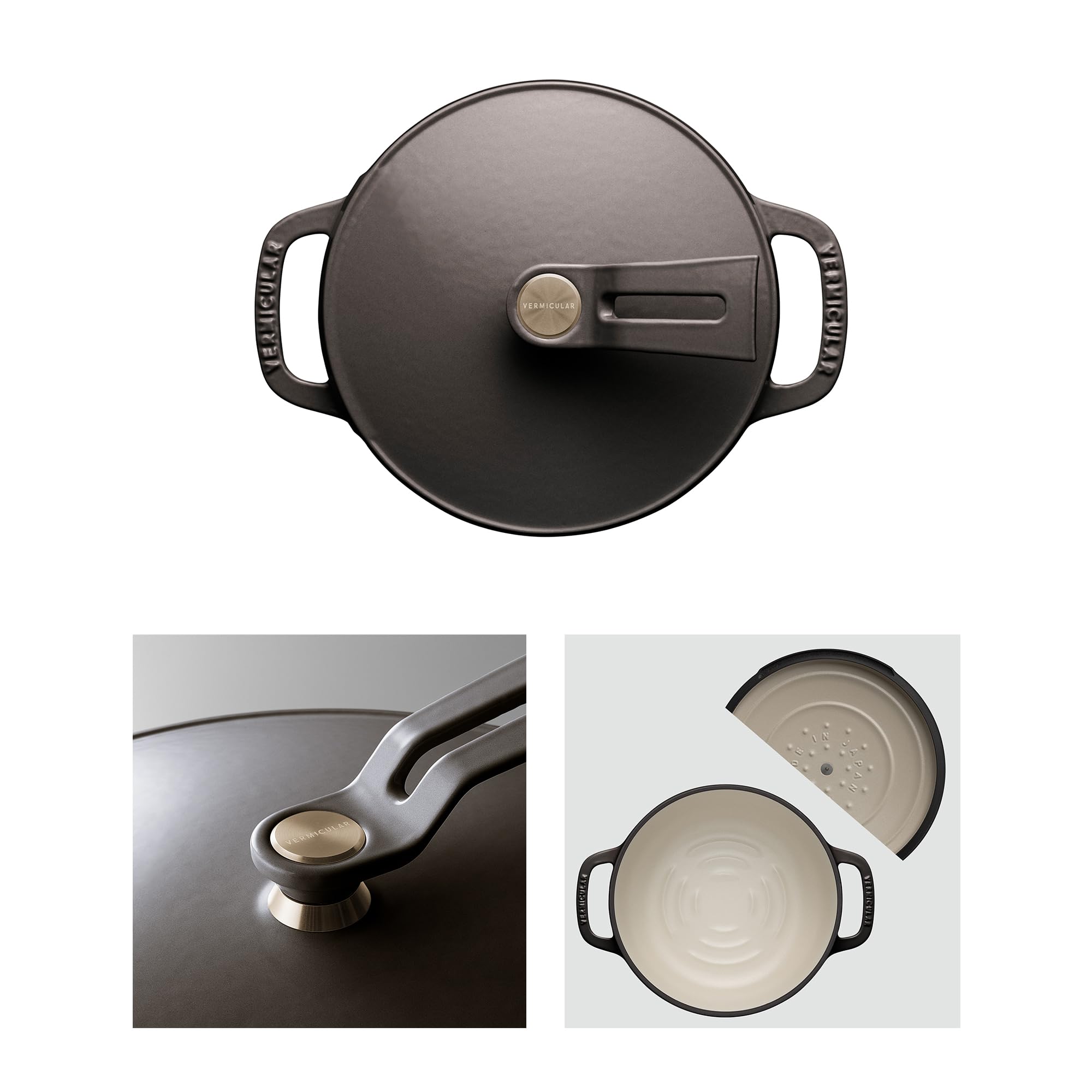 Vermicular Oven Pot 2.0 | 14cm (1qt) - Hazelnut Brown