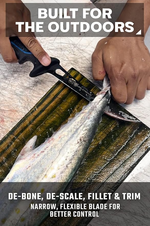 Dalstrong 7" Fillet Knife — TiN-Coated 7CR17MOV Steel — For Saltwater Fishing, Dock Filleting & Outdoor Fish Prep — Waterproof Polypropylene Handle, Rust-Resistant, Night Shark, customer support