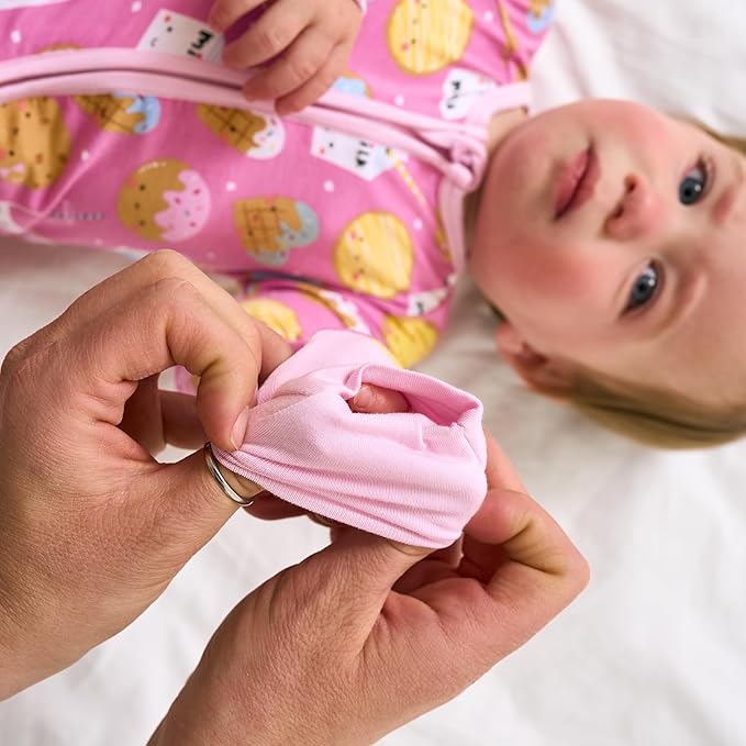 Little Sleepies Baby Pajamas, Pink Cookies & Milk, 18-24M