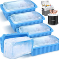 Haldane 2PC Extra Large Ice Block Molds, 6LB Giant Ice Cube Molds