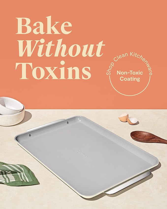 Caraway Non-Stick Ceramic-Coated 18" x 13" Baking Sheet