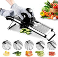 Weltonhm Mandoline Slicer for Kitchen, Mandolin and Julienne for Vegetables