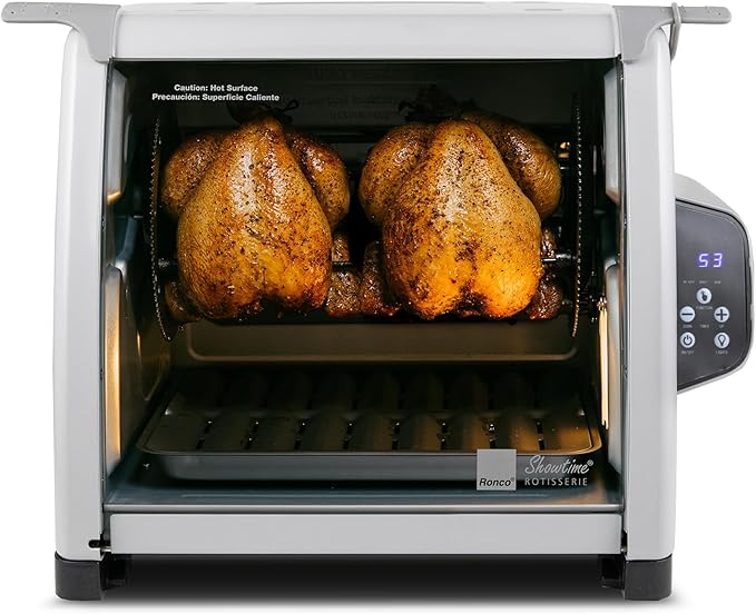 Ronco 6000 Platinum Digital Countertop Rotisserie Oven, 12-lb Capacity