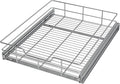 Pull Out Cabinet Organizer 18" W X 17" D, Chromed, Full Slide Out Drawers