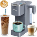Tastyle Single Serve Coffee Maker with Built-in Detachable Milk Frother