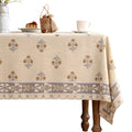 patdrea Vintage French Linen Tablecloth,Rectangular,110"x63"-Istana A
