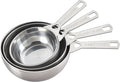 Le Creuset Stainless Steel Batch-Baking Measuring Cups, Set of 4