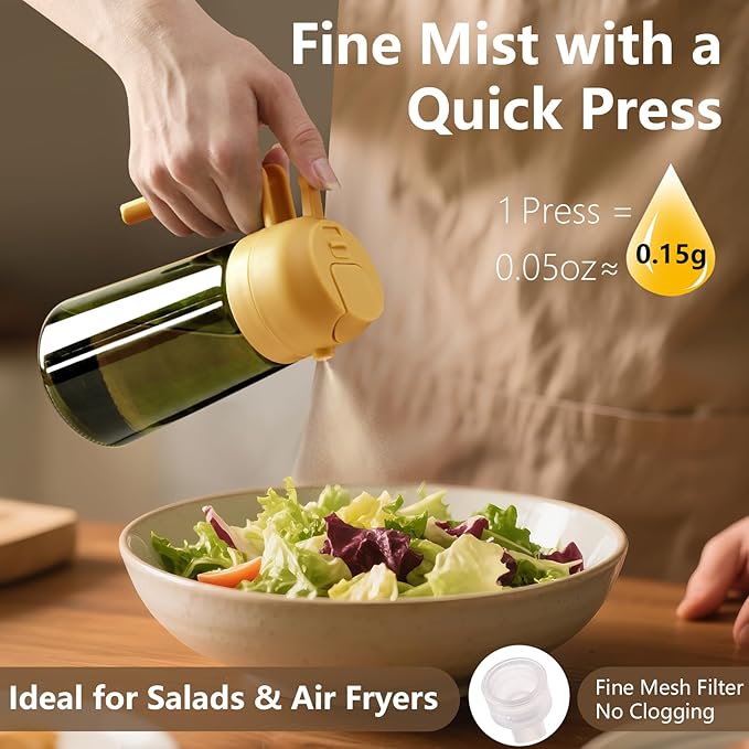 SWEET VIEW Olive Oil Dispenser and Oil Sprayer