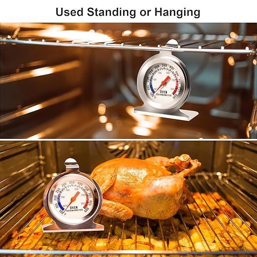 2 PCS Oven Thermometer for Electric/Gas Oven, Grill Smoker Thermometer